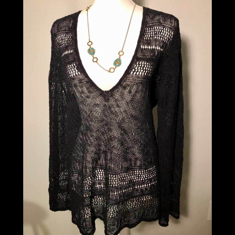 Gorgeous Coldwater Creek 3/4 Sleeve Top. Size L